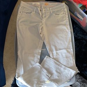 Greyish Green Denim Jeans